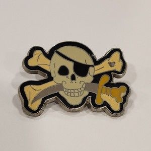 Disney Pin 00050 Pirates of the Caribbean Skull Crossbones AP Artist Proof LE‎